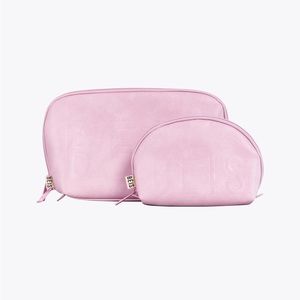 Pink BEIS cosmetics bags